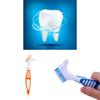 Plastic Denture Brush, Double-Headed, 4-Pack, Cleaning Brush for False Teeth view 4