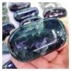 RUAJOGYNVM Natural Soap-Shaped Fluorite Polished Palm Stone (110–150 g) view 3
