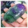 RUAJOGYNVM Natural Soap-Shaped Fluorite Polished Palm Stone (110–150 g) view 4