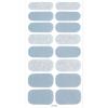 Abbdbd 16-Piece Semi-Cured Gel Nail Strips, Glitter Nail Stickers, UV Light Required view 3