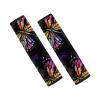 2 Colorful Butterfly Seat Belt Covers, Soft Shoulder Pads for Adults and Children view 1