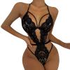 WILLBEST Women's Sexy Crotchless Lingerie Babydoll Bustier Set view 1