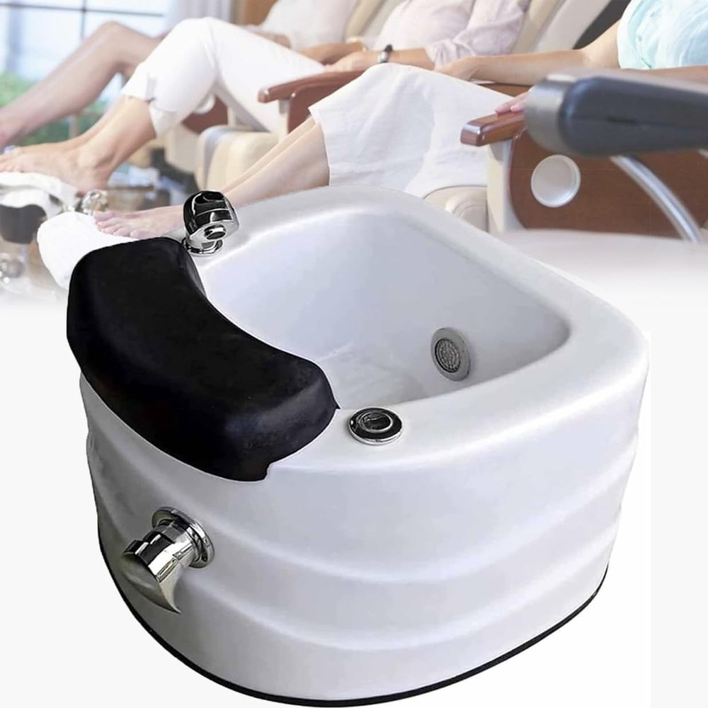 CYMYYDS Acrylic Spa Foot Bath with Massage