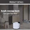CYMYYDS Acrylic Spa Foot Bath with Massage view 2