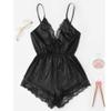 WILLBEST Women's Black Lingerie Set with Thong, Curvy XXL view 3
