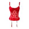 WILLBEST Women's Sexy Lingerie Set, Red/Blue, Babydoll, 1960s-Style Bustier, Size 54 view 4