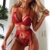 Christmas Women's Lingerie Set with Stockings, Babydoll and Bodystocking view 2