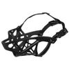 Adjustable Black TPR Dog Muzzle with Buckle Design view 1