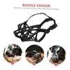 Adjustable Black TPR Dog Muzzle with Buckle Design view 2
