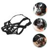 Adjustable Black TPR Dog Muzzle with Buckle Design view 3