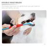 Kisangel 8-Piece Double-Sided Toothbrushes for Pets, Soft Bristles for Dogs and Cats, Ergonomic Design for Easy Teeth Cleaning, for Puppies and Small Animals view 3