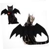 Adjustable Fabric Bat Wing Costume with Bells view 2