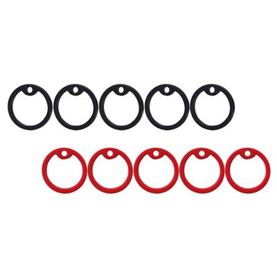 WOONEKY 10-Pack Silicone Dog Tag Silencers for Pets