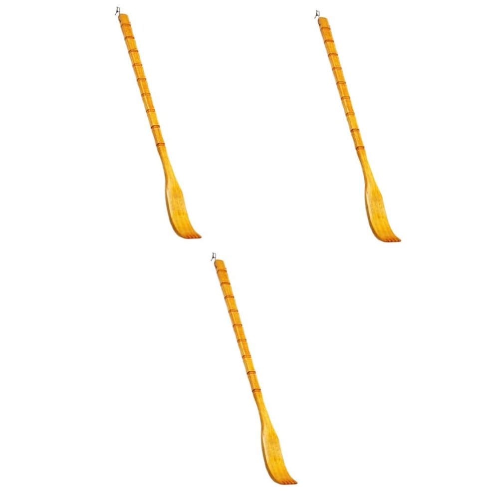 MAGICLULU 3-Piece Body Scratcher, Manual Scalp Massager and Long Wooden Back Scratcher Set