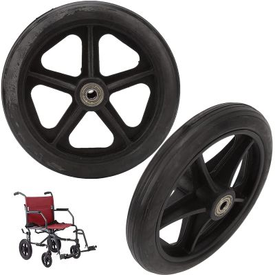Wheelchair Caster Wheels, Stainless Steel, Quiet and Smooth-Rolling, 2–5 Inches