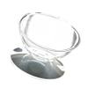 SEWOART Elevated White Acrylic Cat Bowl, Angled and Stable, Helps Reduce Cervical Spine Strain During Eating view 1