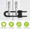 Baby Cabinet Locks with Combination Code, 8-Pack, U-Shaped, No Drilling or Screws view 4