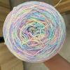 50 g Dyed Cotton Yarn, Crochet Yarn, Fancy Hand-Knitting Yarn for Sweaters and Doll Hats (Color: 03) view 2