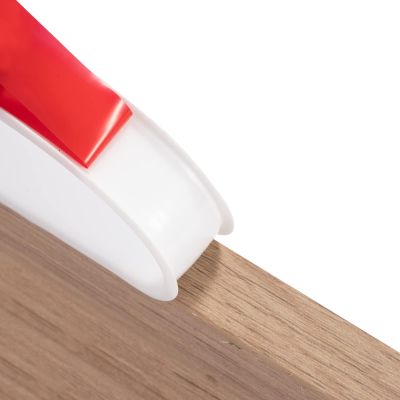 Furniture Edge Banding, Self-Adhesive Veneer Edge Trim, 16.4 ft, Furniture Corner and Edge Protection, for Repairing Tables, Cabinets, and Shelves (Red, 18 mm)