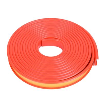 Self-Adhesive U-Shape Furniture Edge Banding, 16.4 ft, Red, 36 mm