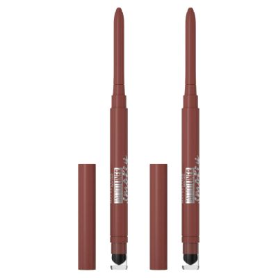 Maybelline New York Tattoo Liner Smokey Gel Eyeliner, Brown, Waterproof, 36-Hour Wear, 2-Piece Set
