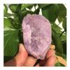 DSZUJTYROP Healing Gift Natural Purple Lithium FAI Quartz Crystal Gravel Degaussing Cleaning Stone Aquarium Health Decoration (280–300 g) view 2