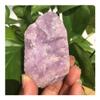 DSZUJTYROP Healing Gift Natural Purple Lithium FAI Quartz Crystal Gravel Degaussing Cleaning Stone Aquarium Health Decoration (280–300 g) view 4