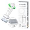 Bestauty Derma Stamp Microneedling Stamp, Adjustable 0–2 mm, 120 Stainless Steel Pins, for Face, Body, Hair and Beard Growth, Double-Sealed, Bestauty X Bio Needle (White) view 1