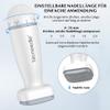 Bestauty Derma Stamp Microneedling Stamp, Adjustable 0–2 mm, 120 Stainless Steel Pins, for Face, Body, Hair and Beard Growth, Double-Sealed, Bestauty X Bio Needle (White) view 3
