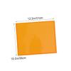 Orange Rectangular Silicone Dog Feeding Mat with Raised Edge view 4