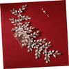 MAGICLULU 2-Piece Luxury Crystal Bridal Hair Comb Set view 2