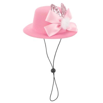 Sosoport Easter Party Pet Hats with Bunny Ears for Dogs and Cats, 4-Pack