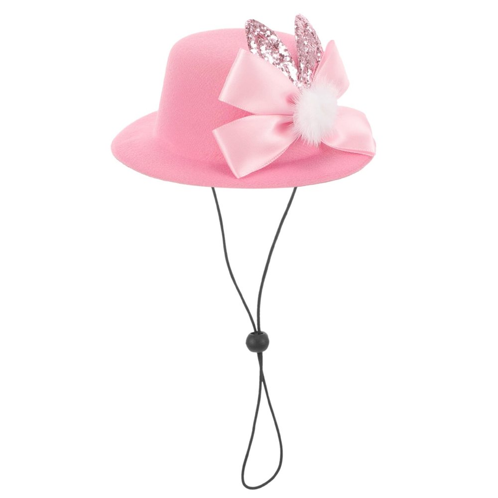 Sosoport Easter Party Pet Hats with Bunny Ears for Dogs and Cats, 4-Pack