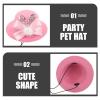 Sosoport Easter Party Pet Hats with Bunny Ears for Dogs and Cats, 4-Pack view 2