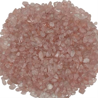ZDVHOMCB Natural Rose Quartz Crystal Chips, 100 g/Pack, 5–7/7–9/9–12 mm, for Aquarium, Home Decor & DIY