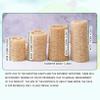 Organic Natural Loofah Sponges, 3-Pack, Beige, 12 cm view 2