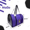 EVE Textile Dog & Cat Carrier Bag, Breathable, 47 x 30 x 30 cm, Purple view 2