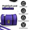 EVE Textile Dog & Cat Carrier Bag, Breathable, 47 x 30 x 30 cm, Purple view 3