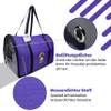 EVE Textile Dog & Cat Carrier Bag, Breathable, 47 x 30 x 30 cm, Purple view 4
