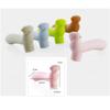 Wisafory 1-Piece Silicone Door Handle Protector, Piglet Design, Blue view 3