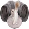 Flamingo GOTAR Cat Tunnel with Cushion, Gray, 95 cm, Diameter 28 cm view 3
