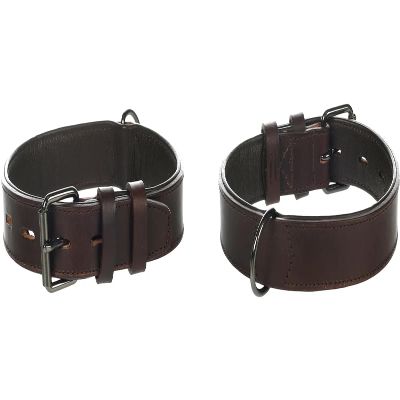 Flamingo Denver Wide Brown Collar, M, 38–47 cm, 35 mm