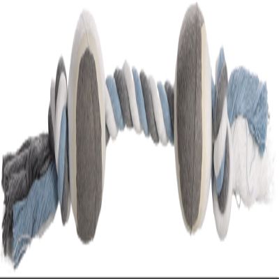 Flamingo HS Cotton Jim Knot Bone Duo Tennis Blue/White/Gray, 6 cm/40 cm