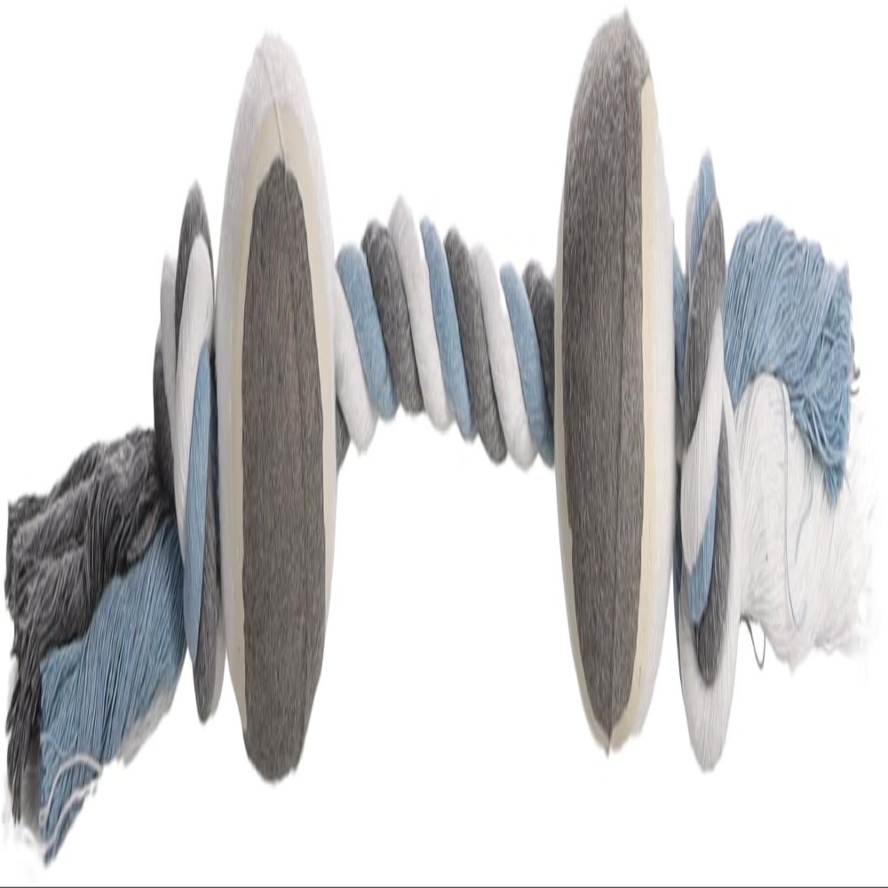 Flamingo HS Cotton Jim Knot Bone Duo Tennis Blue/White/Gray, 6 cm/40 cm