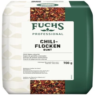 Fuchs Professional Colorful Chili Flakes, 700 g Large Bag