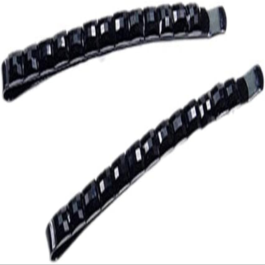 Rosojodg Rhinestone Hair Clips, Shiny Metal Hairpins, 2-Pack