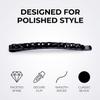 Rosojodg Rhinestone Hair Clips, Shiny Metal Hairpins, 2-Pack view 2