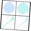 Happyyami 2-Pack Silicone Pet Food Can Lids with Convenient Cat Food Spoons view 2