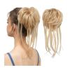 Hairpiece Hair Tie for Messy Bun Updos, Chignon/Ponytail Extension with Elastic Band, Curly Scrunchie, for Women (Color: L) view 1