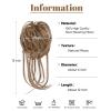 Hairpiece Hair Tie for Messy Bun Updos, Chignon/Ponytail Extension with Elastic Band, Curly Scrunchie, for Women (Color: L) view 2